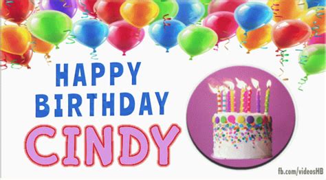 Happy Birthday Cindy 
