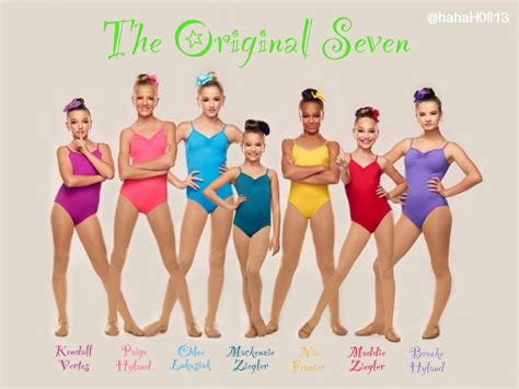 Dance Moms Edit Of The Original Seven Kendall Vertes Paige Hyland
