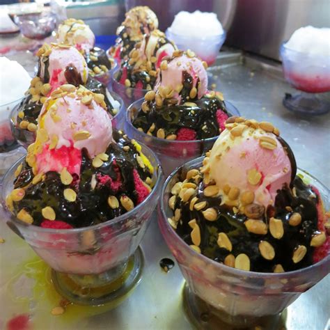Ais batu campur (abc) aka ais kacang, is one of the famous street food in malaysia. Ice Kacang (Air Batu Campur) at Azmie Wawa in Kampung ...