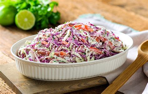 This Quick And Easy Creamy Lime Coleslaw Recipe Is Perfect For A