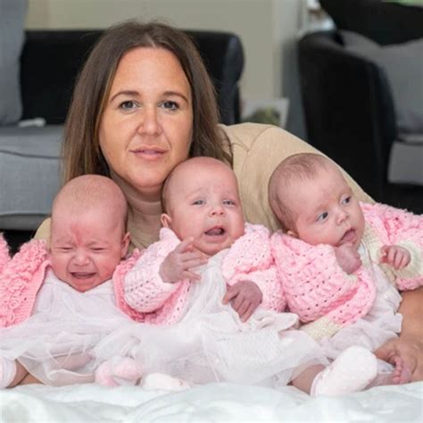 Triple Miracle ‘infertile Mum Gives Birth To Miracle Triplets After Doctors Said She Needed Her