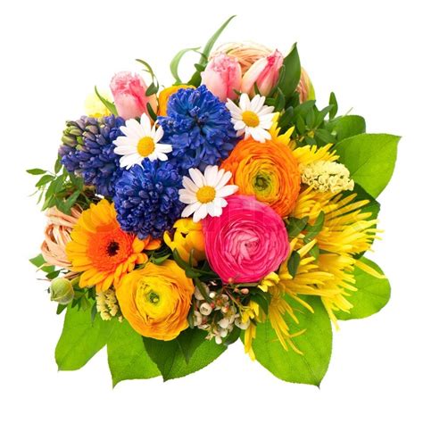 Beautiful Bouquet Of Colorful Spring Stock Image Colourbox