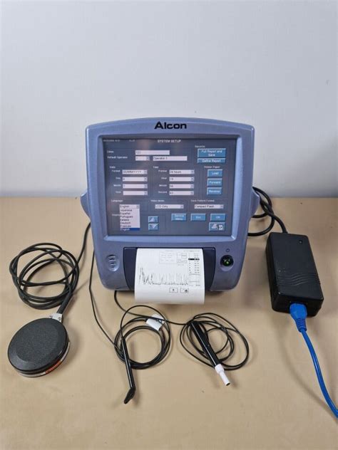 Used Alcon Ocuscan Rxp Ophthalmic Ultrasound System Pachymetry And