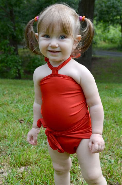 Circo pink infant/toddler sun hat. Baby Bathing Suit Tomato Red Wrap Around Swimsuit Toddler ...