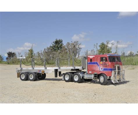 114 Rc Flatbed Semi Trailer Kit 300156306 Rc Trucks Rc Models
