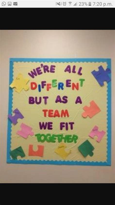 Bulletin Board 1 This Points Out The Fact That We Are All Different