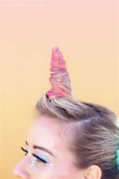 Unicorn Hair Tutorial Halloween Costume Ideas Hair Tutorial Wacky