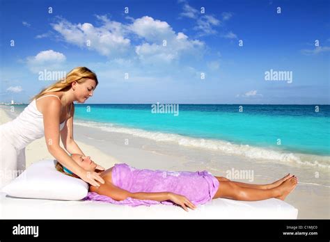 Beach Massage Stock Photos Beach Massage Stock Images Alamy