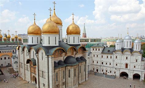 Dormition Assumption Cathedral In Moscow Kremlin
