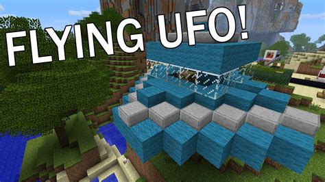 Minecraft Zeppelin Mod Flying Ufo Youtube