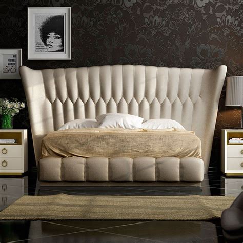 Ever dreamed of owning a velvet bed? Velvet Upholstered Panel Bed | Upholstered panel bed ...