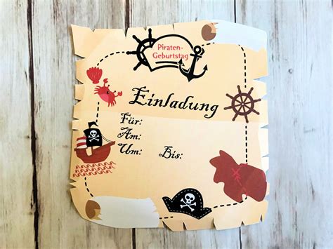 Glückwunschkarte zur bestandenen prüfung zum ausdrucken. Piratengeburtstag Einladung ⋆ Kindergeburtstag-Planen.de