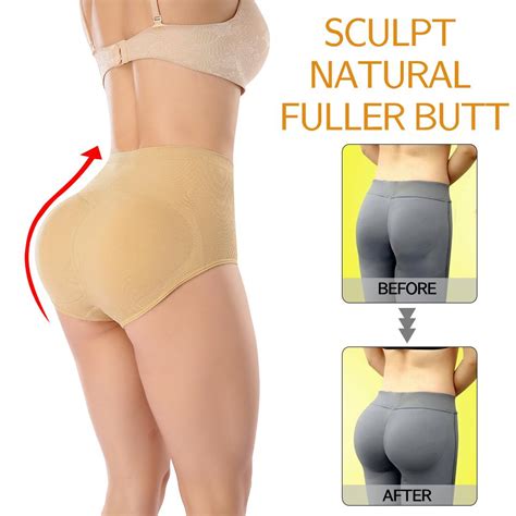 Women Padded Push Up Panties Butt Lifter Shaper Fake Ass Buttocks Hip