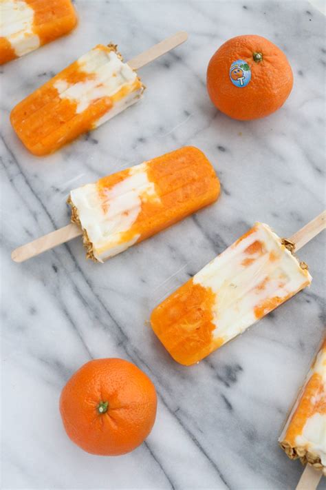 Make Your Own Healthy Mandarin Orange Cream Popsicles Recipe Orange