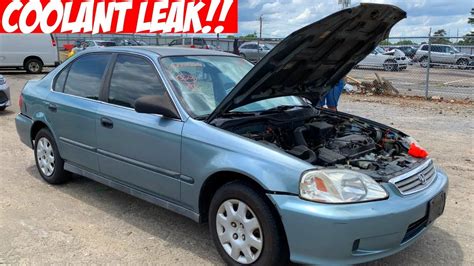 Bade News On This Honda Civic I Won From Auction It Had A Major Coolant Leak On This One