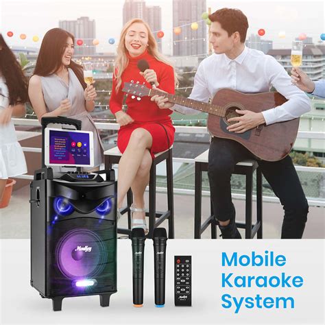 Buy Moukey Karaoke Machine 10 Subwoofer Pa System Portable Bluetooth