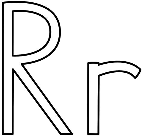 Find out printable and online coloring pages of letter r on our website. Letter R - Coloring Page (Alphabet)