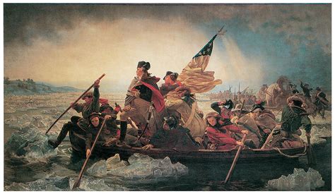 Washington Crossing The Delaware Painting By Emanuel Leutze Fine Art