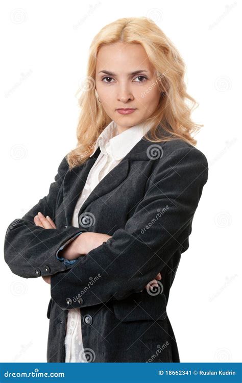 Business Blonde Woman Stock Image Image Of Businesswoman 18662341