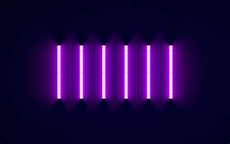 Wallpaper Neon Lights Purple Dark Stripes 2880x1800 Assdump