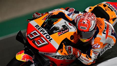 Marc Marquez On Record Pace In Qatar Practice Eurosport