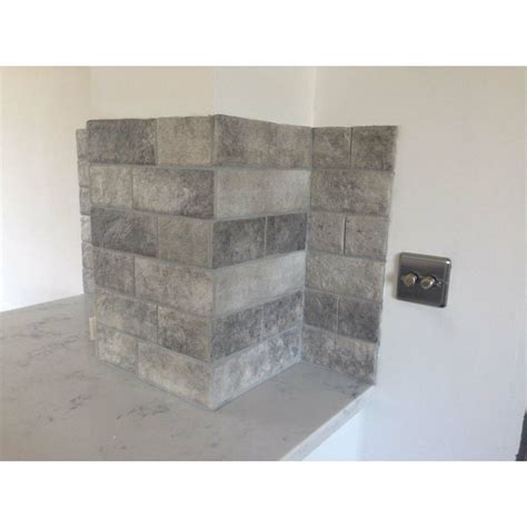 Muralla Grey Brick Wall Tile Wall Tiles From Tile Mountain