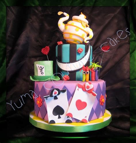 Alice In Wonderland Cake Custom Cakes In Yuma Alice In Wonderland