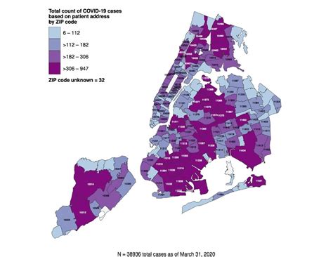 Nyc Coronavirus Maps Show Case Data By Zip Code New York City Ny Patch