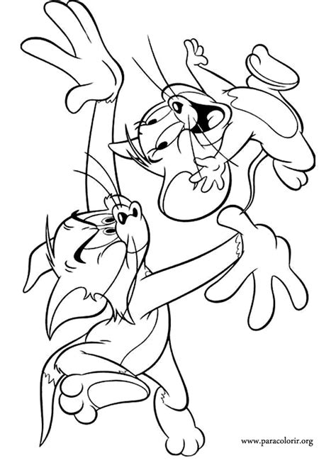 Tom Is Chasing Jerry Again Another Fun Coloring Page About This Fight