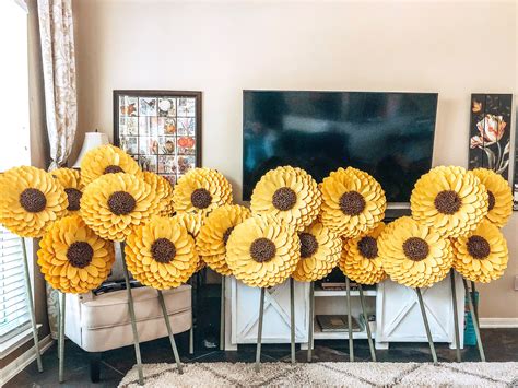 Paper Sunflowers | Beautiful sunflowers, Paper sunflowers ...