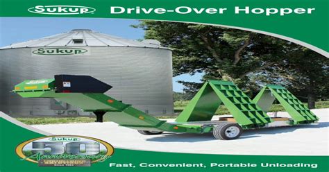 Drive Over Hopper Sukup Grain Storage And Handling · Permanent