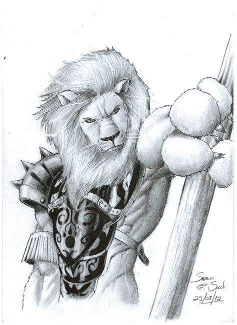 Lion Warrior Final By Stefano13 On Deviantart