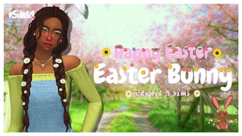 🐇 Easter Bunny Create A Sim Cc Links The Sims 4 Youtube