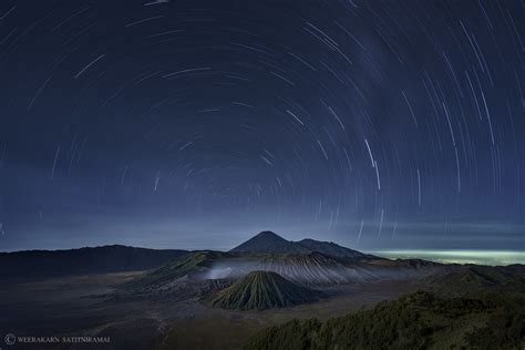 Star Trail Over Mt Bromo A Photo On Flickriver