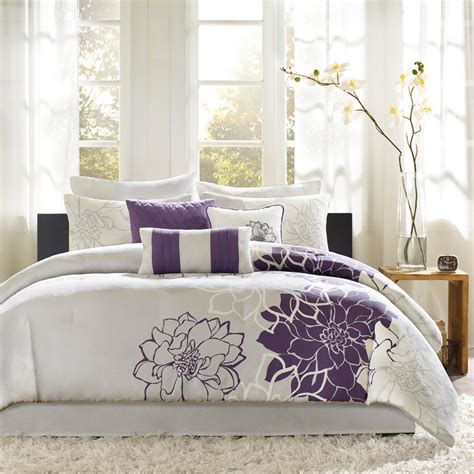 Your personal details are never shared, sold or rented to anyone either. Gray and Purple Bedding Product Choices - HomesFeed