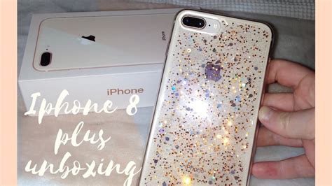 Iphone 8 Plus Gold Unboxing Case Collection And Whats On My Iphone