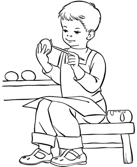 Free Printable Boy Coloring Pages For Kids