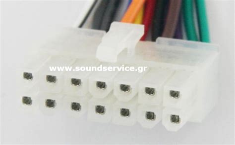 Pioneer Iso 08 Cable Car Audio 14 Pin Iso Connectors Cables For Car