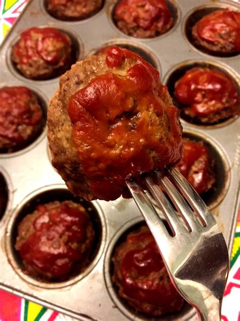 Meatloaf In A Muffin Tin Individual Mini Meatloaves Recipe Melanie