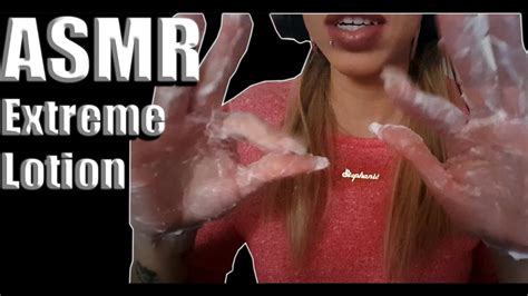 Asmr Extreme Sloppy Hand Lotion Wet Hand Sounds Youtube