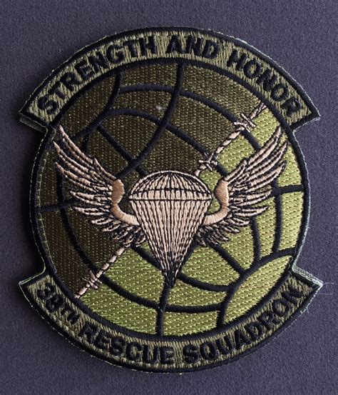 The Usaf Rescue Collection Usaf 38th Rqs Od Green Patch