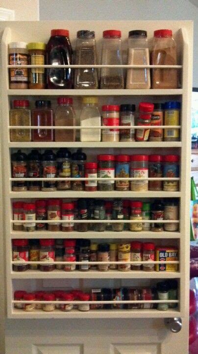 Pantry Door Spice Rack So Easy To Make Plus You Will Be Opening Up