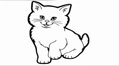 Cara Menggambar Kucing Dengan Mudah Menggambar Dan Mewarnai Hewan