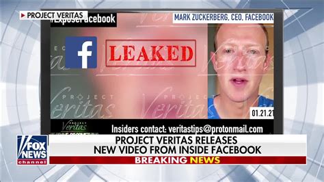 The group produces deceptively edited videos of its undercover operations. Project Veritas releases new video from inside Facebook