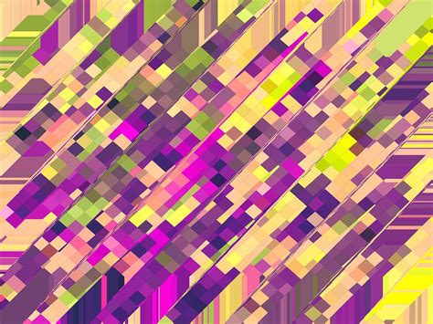 Geometric Square Pixel Pattern Abstract Background In Pink Purple Green