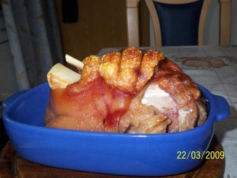 Gebackenes Eisbein Rezept mit Bild