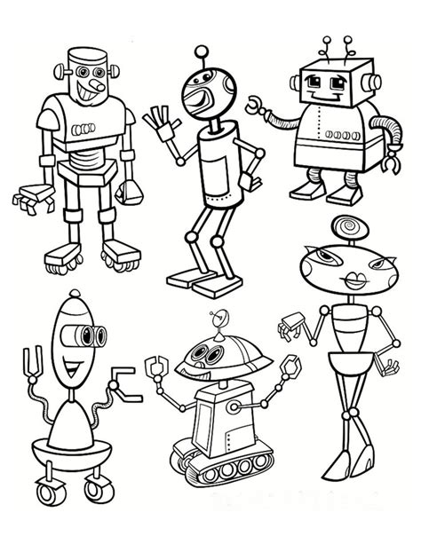 TOP24+ Coloriage Robot À Imprimer Images – Voyager en Solo