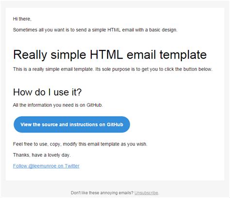 9 Sample Html Email Template Sampletemplatess Sampletemplatess