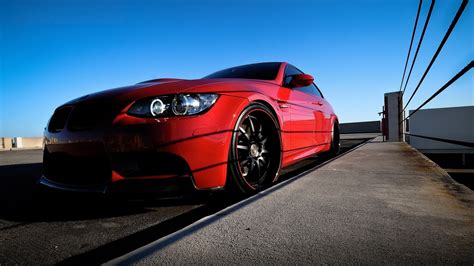 Red Coupe Bmw Car Red Cars Hd Wallpaper Wallpaper Flare Sexiz Pix