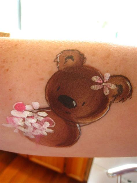 Teddy Bear Leg Painting Face Painting Easy Face Painting Designs